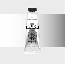 Vincent Talent Yağlı Boya 50 ml 105 TITANIUM WHITE - 1