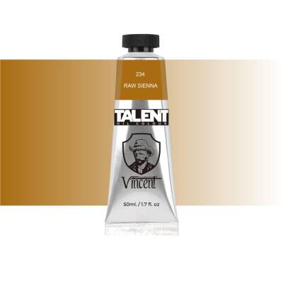Vincent Talent Yağlı Boya 50 ml 234 RAW SIENNA - 1