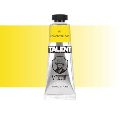 Vincent Talent Yağlı Boya 50 ml 267 LEMON YELLOW - 1