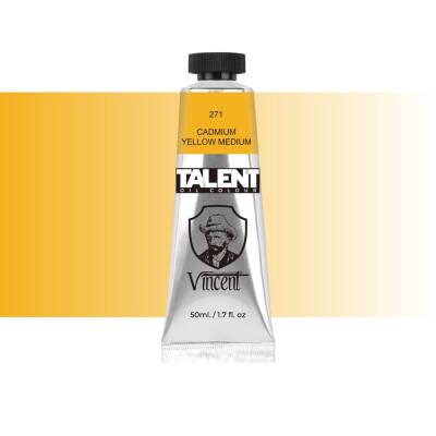 Vincent Talent Yağlı Boya 50 ml 271 CADMIUM YELLOW MEDIUM - 1