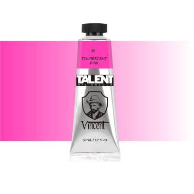 Vincent Talent Yağlı Boya 50 ml 30 FLOURESCENT PINK - 1