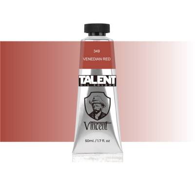 Vincent Talent Yağlı Boya 50 ml 349 VENEDIAN RED - 1