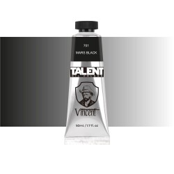 Vincent Talent Yağlı Boya 50 ml 701 MARS BLACK - 1