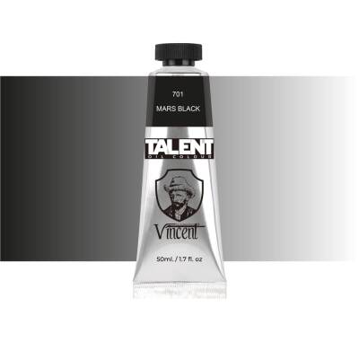 Vincent Talent Yağlı Boya 50 ml 701 MARS BLACK - 1
