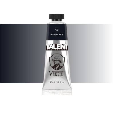 Vincent Talent Yağlı Boya 50 ml 702 LAMP BLACK - 1