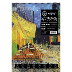 Vincent Universal Tecniques White Çok Amaçlı Sanatsal Blok 200 gr A3 25 Sayfa - 1