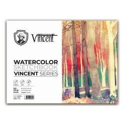 Vincent Watercolor Sketchbook White Suluboya Blok 300 gr 18x24 cm 10 Sayfa - 1
