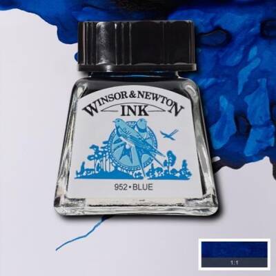Winsor & Newton Drawing Ink Çizim Mürekkebi 032 Blue - 1