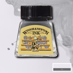 Winsor & Newton Drawing Ink Çizim Mürekkebi 617 Silver - 1