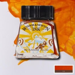 Winsor & Newton Drawing Ink Çizim Mürekkebi 633 Sunshine Yellow - 1