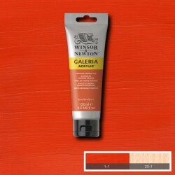 Winsor & Newton Galeria Akrilik Boya 120 ml. 090 Cadmium Orange Hue - 1