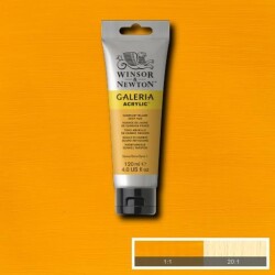 Winsor & Newton Galeria Akrilik Boya 120 ml. 115 Cadmium Yellow Deep Hue - 1