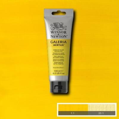 Winsor & Newton Galeria Akrilik Boya 120 ml. 116 Cadmium Yellow Medium - 1