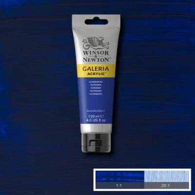 Winsor & Newton Galeria Akrilik Boya 120 ml. 660 Ultramarine - 1