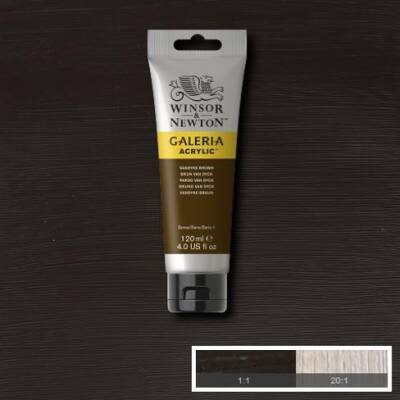 Winsor & Newton Galeria Akrilik Boya 120 ml. 676 Vandyke Brown - 1