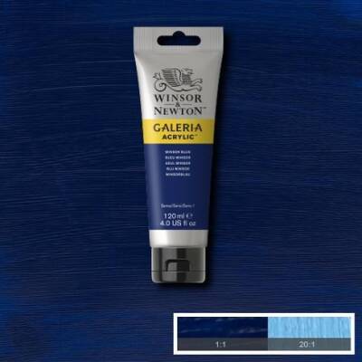 Winsor & Newton Galeria Akrilik Boya 120 ml. 706 Winsor Blue - 1