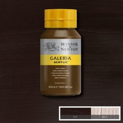 Winsor & Newton Galeria Akrilik Boya 500 ml. 076 Burnt Umber - 1