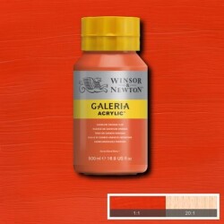 Winsor & Newton Galeria Akrilik Boya 500 ml. 090 Cadmium Orange Hue - 1