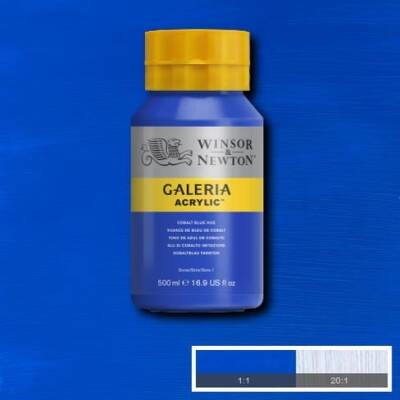 Winsor & Newton Galeria Akrilik Boya 500 ml. 179 Cobalt Blue Hue - 1