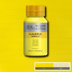 Winsor & Newton Galeria Akrilik Boya 500 ml. 346 Lemon Yellow - 1
