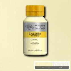 Winsor & Newton Galeria Akrilik Boya 500 ml. 434 Pale Lemon - 1