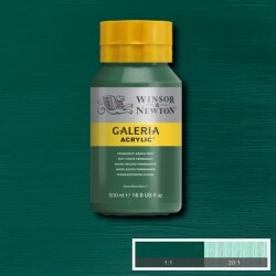 Winsor & Newton Galeria Akrilik Boya 500 ml. 482 Permanent Green Deep - 1