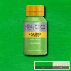 Winsor & Newton Galeria Akrilik Boya 500 ml. 483 Permanent Green Light - 1