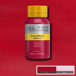 Winsor & Newton Galeria Akrilik Boya 500 ml. 502 Permanent Rose - 1