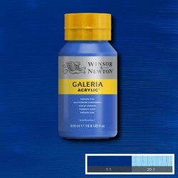 Winsor & Newton Galeria Akrilik Boya 500 ml. 535 Process Cyan - 1