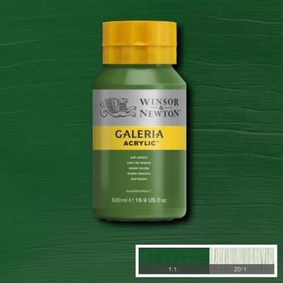 Winsor & Newton Galeria Akrilik Boya 500 ml. 599 Sap Green - 1