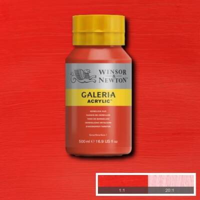 Winsor & Newton Galeria Akrilik Boya 500 ml. 682 Vermilion Hue - 1