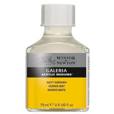 Winsor & Newton Galeria Matt Varnish Akrilik Mat Vernik 75 ml. - 1