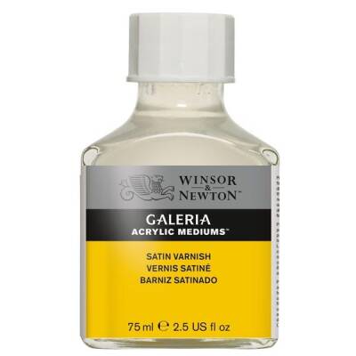 Winsor & Newton Galeria Satin Varnish Akrilik Saten Vernik 75 ml. - 1