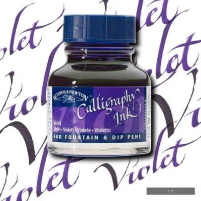 Winsor & Newton Kaligrafi Mürekkebi 30 ml. 688 VIOLET - 1