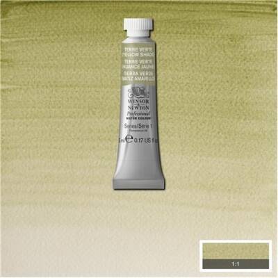 Winsor & Newton Professional Sulu Boya 5 ml. 638 Terre Verte (Yellow Shade) - 1