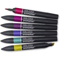 Winsor & Newton Promarker Rich Tones Zengin Tonlar Seti (6 Renk) - 1