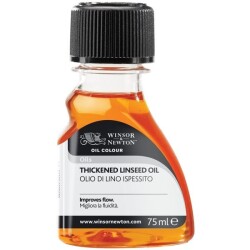 Winsor & Newton Thickened Linseed Oil Yoğunlaştırılmış Keten Yağı 75 ml. - 1