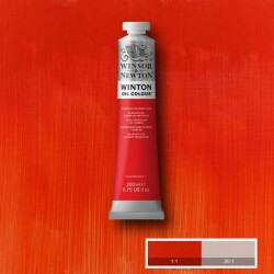 Winsor & Newton Winton Yağlı Boya 200 ml. 107 Cadmium Scarlet Hue - 1