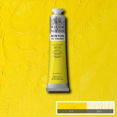 Winsor & Newton Winton Yağlı Boya 200 ml. 26 Lemon Yellow Hue - 1