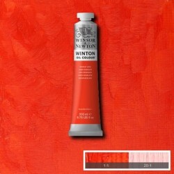 Winsor & Newton Winton Yağlı Boya 200 ml. 38 Scarlet Lake - 1