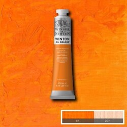 Winsor & Newton Winton Yağlı Boya 200 ml. 4 Cadmium Orange Hue - 1