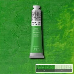 Winsor & Newton Winton Yağlı Boya 200 ml. 48 Permanent Green Light - 1