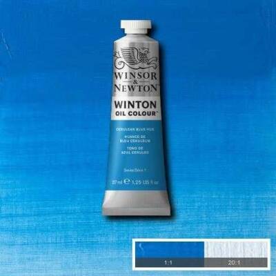 Winsor & Newton Winton Yağlı Boya 37 ml. 10 Cerulean Blue Hue - 1