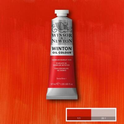 Winsor & Newton Winton Yağlı Boya 37 ml. 107 Cadmium Scarlet Hue - 1