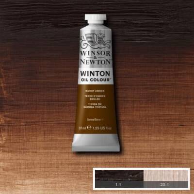 Winsor & Newton Winton Yağlı Boya 37 ml. 3 Burnt Umber - 1