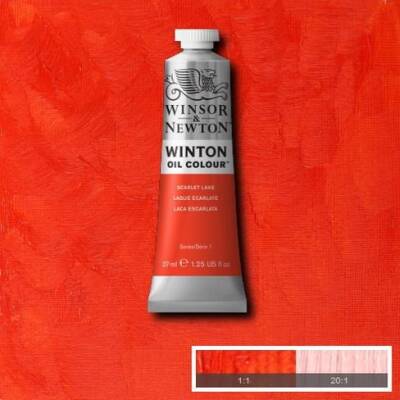 Winsor & Newton Winton Yağlı Boya 37 ml. 38 Scarlet Lake - 1