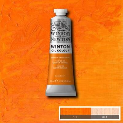 Winsor & Newton Winton Yağlı Boya 37 ml. 4 Cadmium Orange Hue - 1