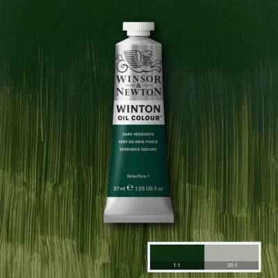 Winsor & Newton Winton Yağlı Boya 37 ml. 405 Dark Verdigris - 1