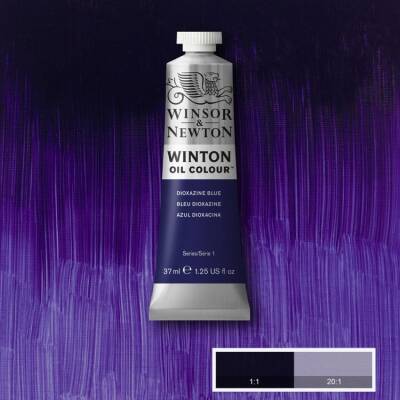 Winsor & Newton Winton Yağlı Boya 37 ml. 406 Dioxazine Blue - 1