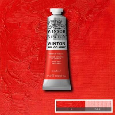 Winsor & Newton Winton Yağlı Boya 37 ml. 5 Cadmium Red Hue - 1